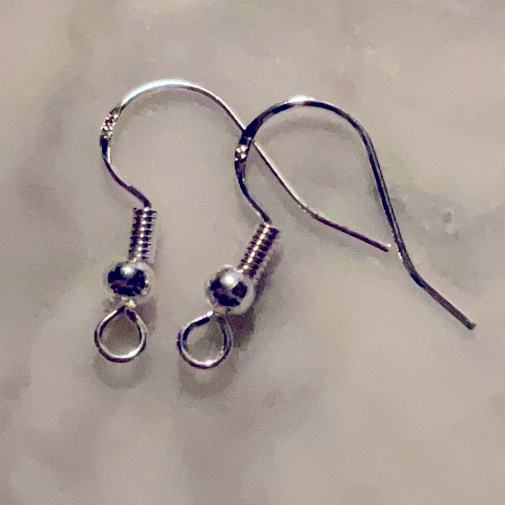 Findings: 6 pairs 925 Earring Wires